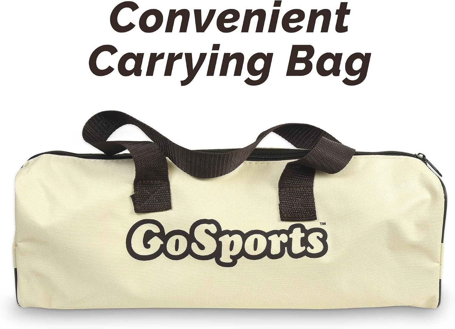 GoSports Premium Wooden Ring Toss Game with Carrying Case, Outdoor Fun for Kids and Adults