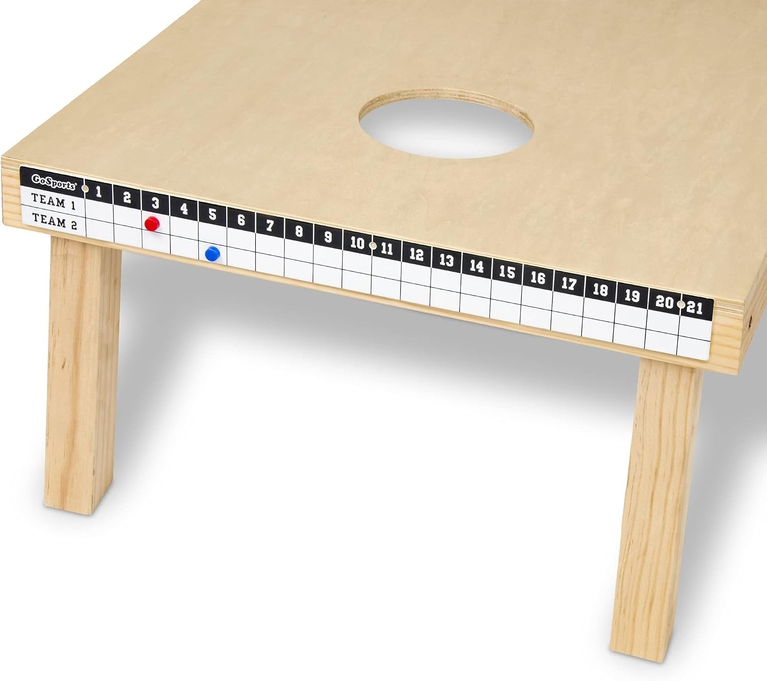 GoSports Premium Cornhole Scoreboard with Magnetic Scorekeepers – Mounts to Any Cornhole Board
