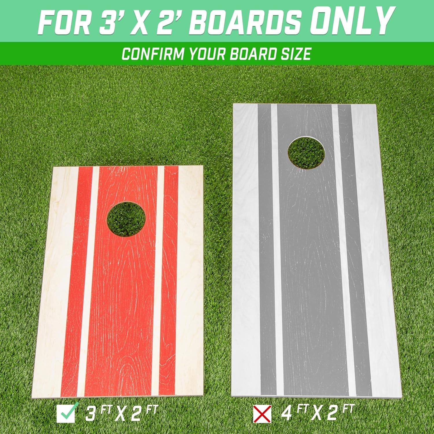 GoSports Premium Cornhole Carrying Case (Regulation Size or Tailgate Size)(3′ x 2′ (Tailgate Size))