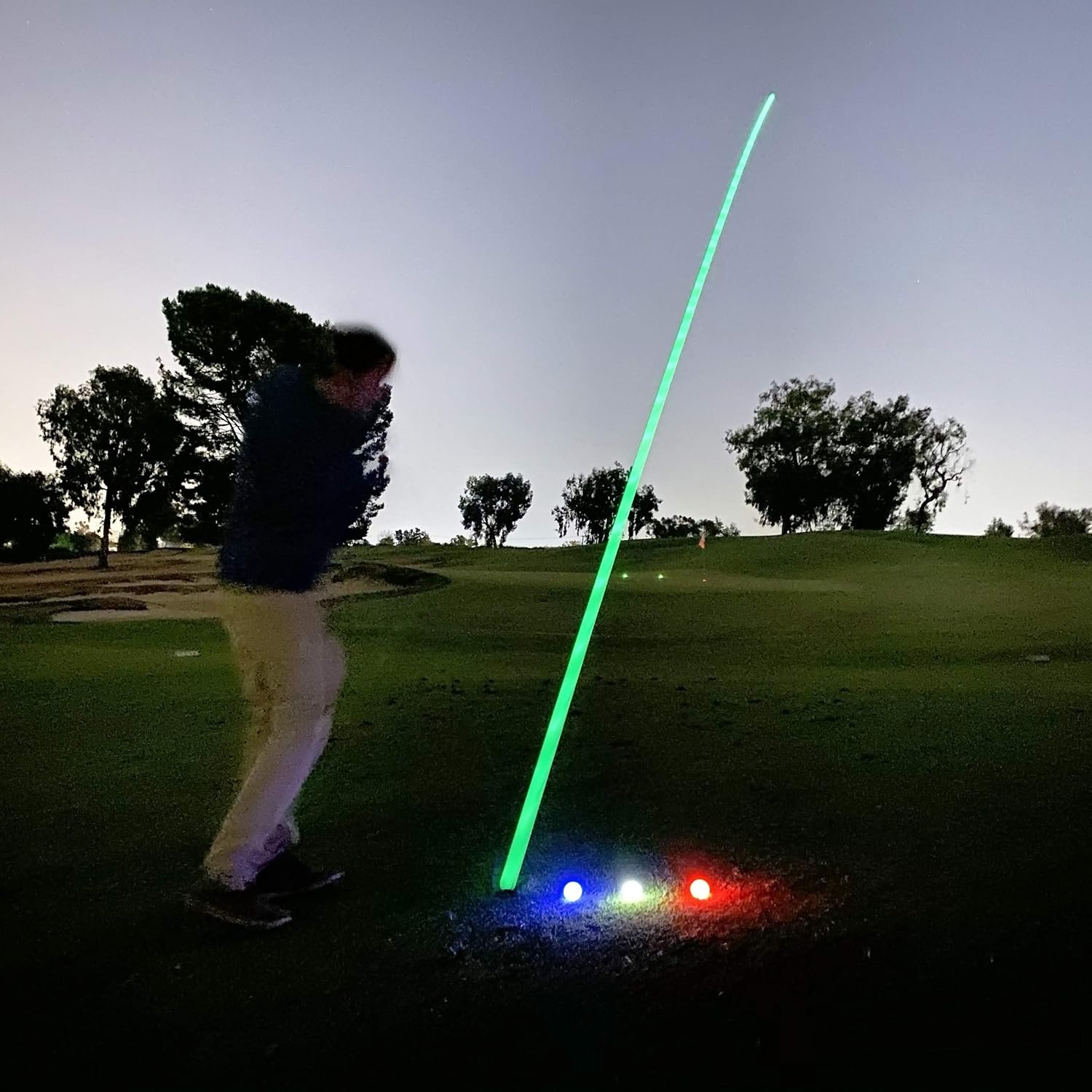 GoSports Light Up LED Golf Balls 12 Pack – Impact Activated with 10 Minute Timer
