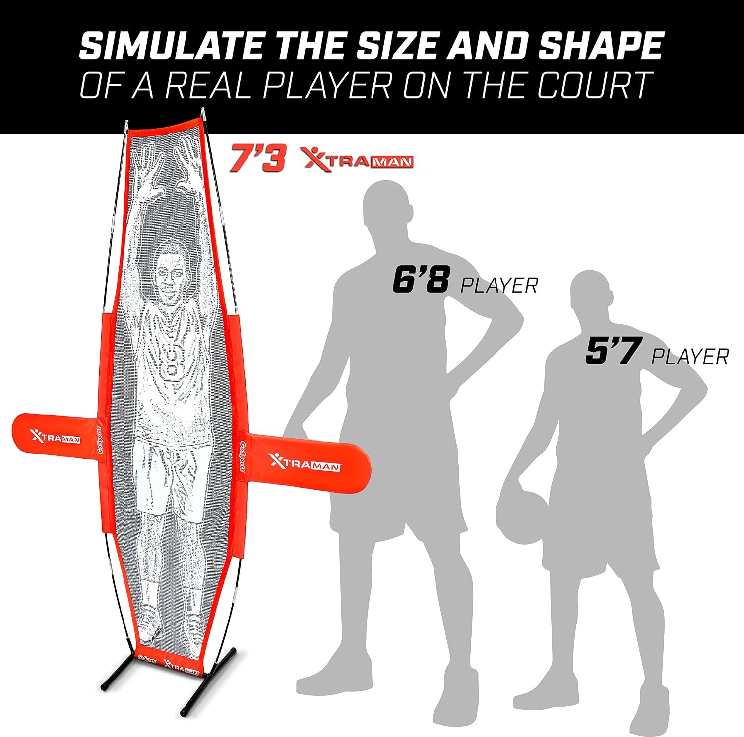 GoSports XTRAMAN Basketball Dummy Defender Training Mannequin